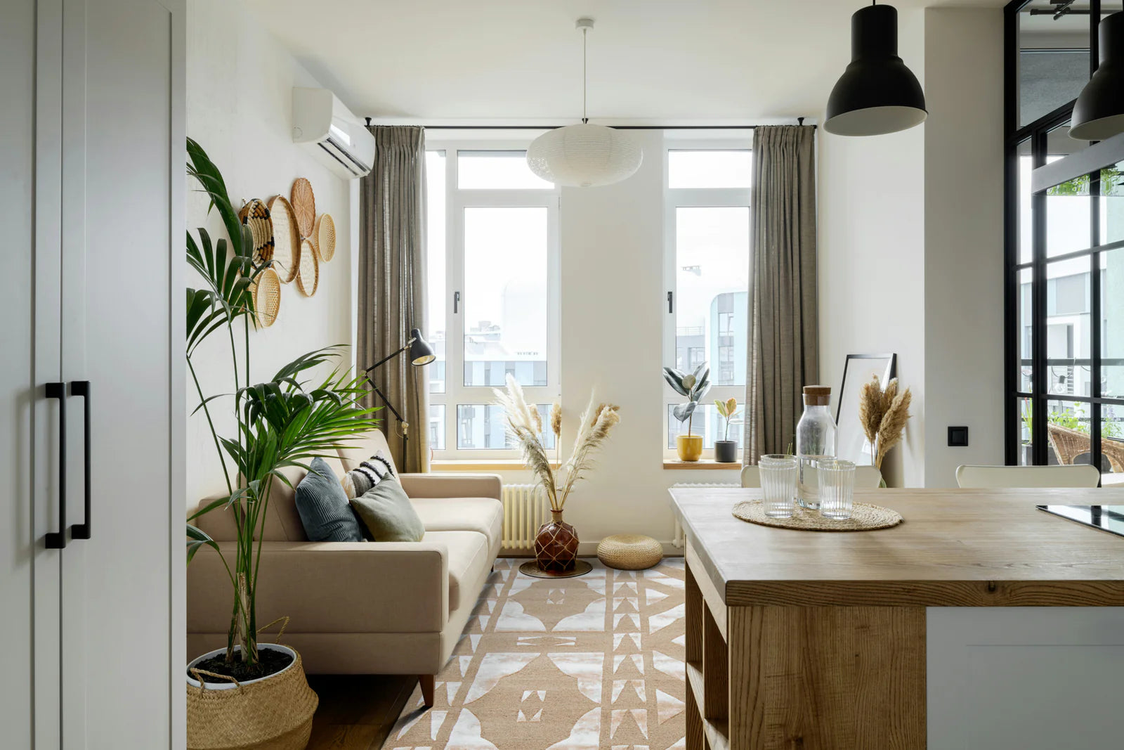 Modern apartment featuring The Durango rug