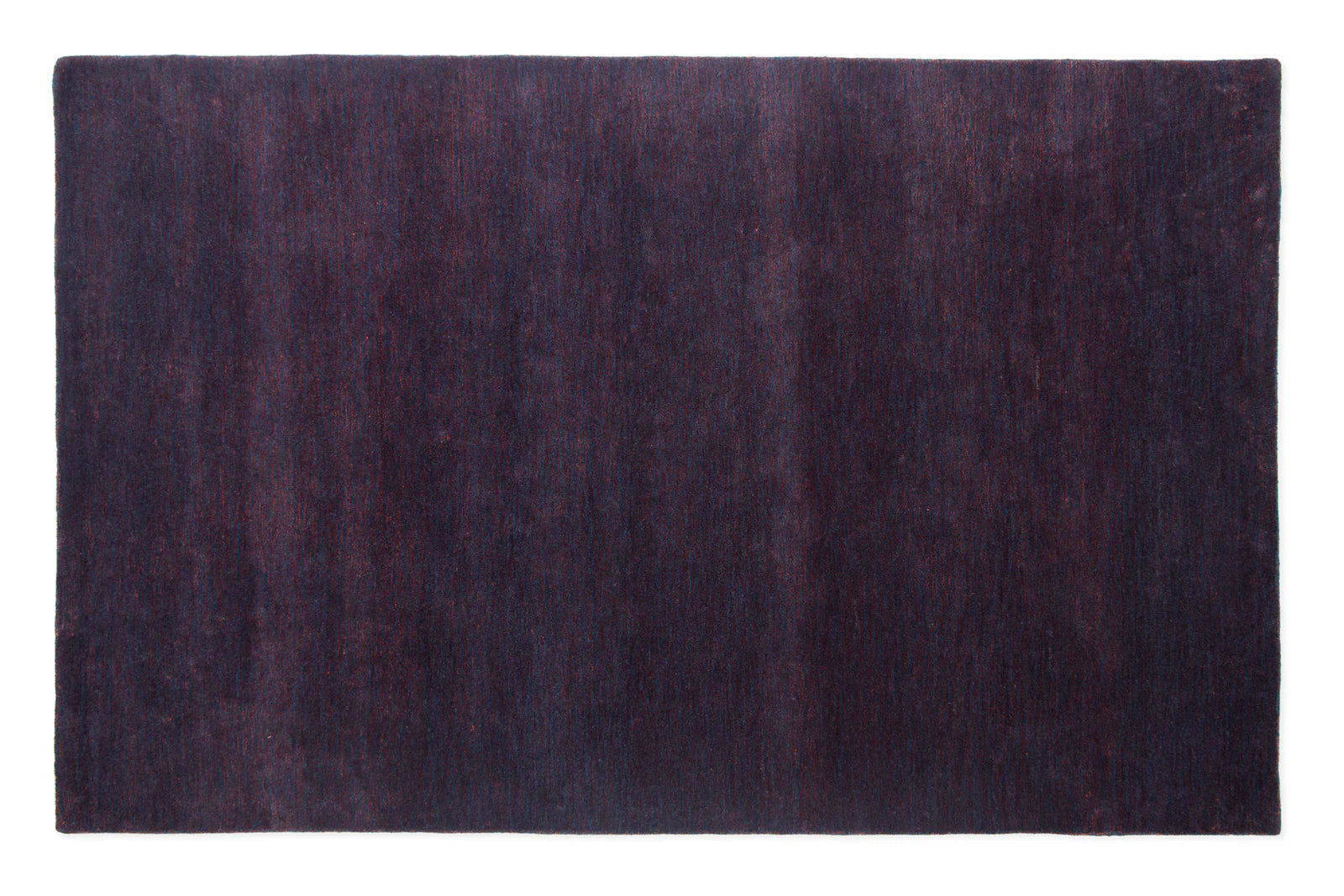 Bordeaux purple area rug on white background